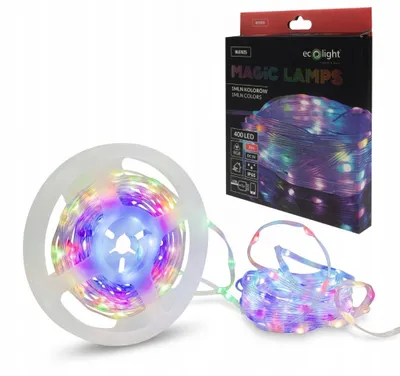 Obrázek produktu pro LED vánoční světelka "Magické světlo", RGB, řetěz, 20 metrů, pro venkovní použití, s Bluetooth