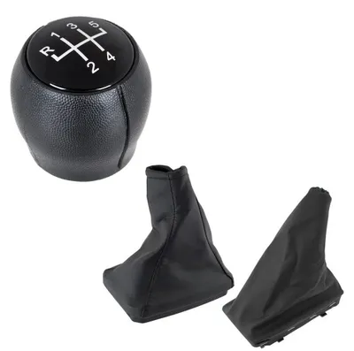5-Gang Schaltknauf Schaltmanschette Rahmen Handbremse für Opel Corsa C 2000-2012 – Produktansicht