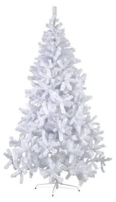 Zdjęcie produktu dla Choinka świąteczna Best Season „Quebec” z metalową podstawą, ok. 210 x 130 cm, kolor: biały, ok. 1054 gałązek, brak w magazynie, 607-70