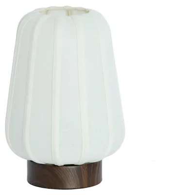Immagine prodotto di Lampada da tavolo - bianco - BIBURY - tessile - lampada da comodino - E27 - 1894688 - Light & Living