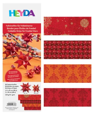 Produktbild von HEYDA Faltpapierstreifen für Mini-Fröbelsterne weiß