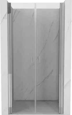 Produktbild von Mexen Mist Duschdrehtür 75 cm, transparent, Chrom - 8A7-075-000-01-00