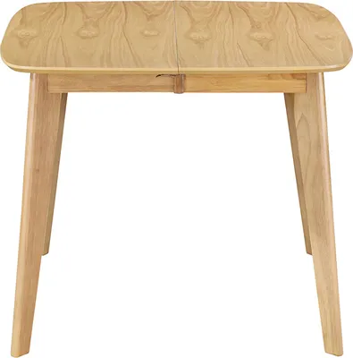 Produktbild von Miliboo - Esstisch ausziehbar skandinavisch quadratisch aus hellem Holz L90-130 LEENA