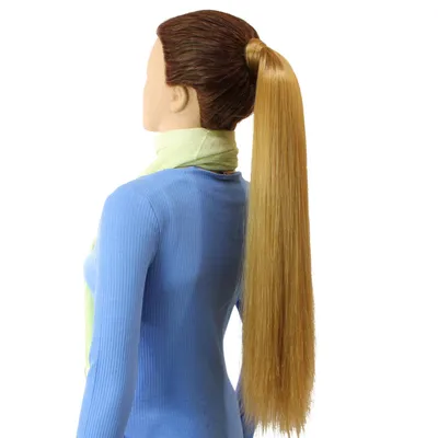 Obrázek produktu pro hair2heart prodloužení copu prodloužení cop rovný - 8/01 světlá blond přírodní-popel 60cm 100g