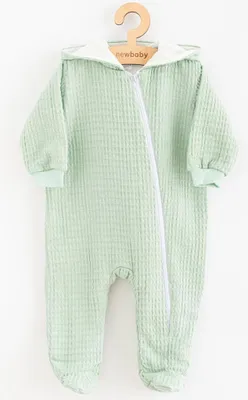 Obrázok produktu pre oblečenie Baby Comfort mušelí overal s kapucňou, veľkosť 80 (9-12m)