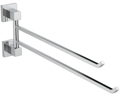 Image de Ideal Standard IOM Cube Barre porte-serviettes double, orientable, chrome, E2200AA