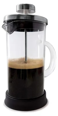 French Press 350 ml, Glas/Edelstahl, Handfilter