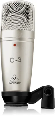 Produktbild von Behringer C-3 Mikrofon Silber Studio-Mikrofon (27000302)