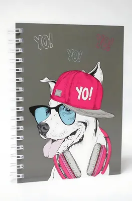 Produktbild von ADINA Premium Collegeblock "Yo!" A6 dotted 80 Blatt 90g/qm