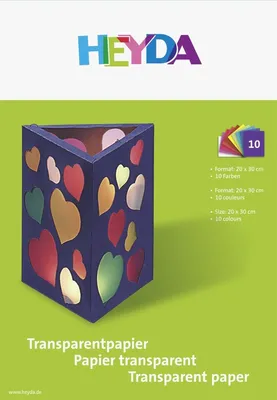 Produktbild von Bastelmappe A4 mit Backpapier für vielseitige Bastelarbeiten und kreative Projekte
