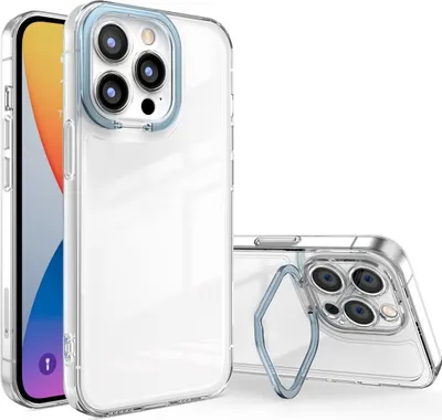 Produktbild von König Design Hülle kompatibel mit Apple iPhone 14 Pro Max Kunststoff Soft Handyhülle - Handy Case Blau