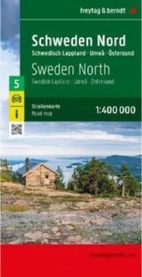 Image de Nord de la Suède, 1:400.000