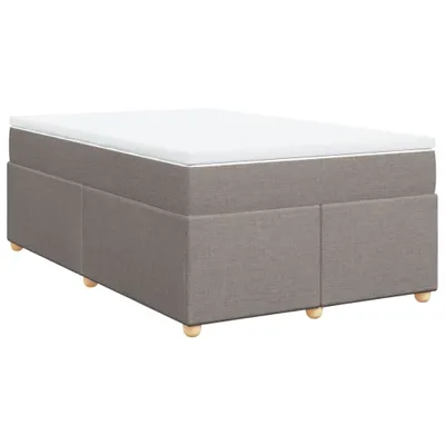 Produktbild von Boxspringbett mit Matratze Taupe 120x200 cm Stoff