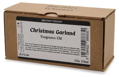 Productafbeelding van Kerstkransgeurolie 10 ml - Wit etiket