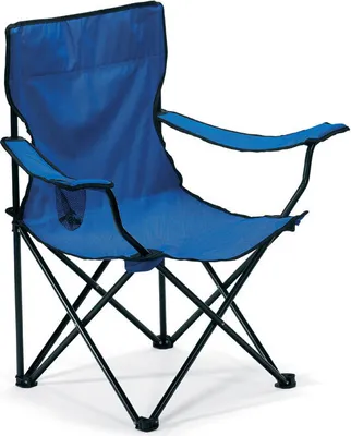 Produktbild von Domarex Campingstuhl 82x80x50 cm - Klappstuhl Faltbar – Angelstuhl Outdoor Stuhl mit Tasche – Leichtes Set für Camping & Strand - Blau
