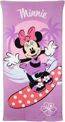 Produktbild von Disney Minnie Maus Mikrofaser Strandtuch Badetuch XL 70x140