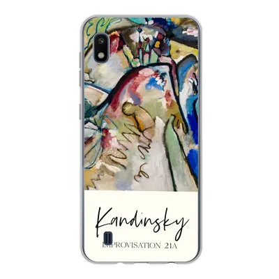 Produktbild von MuchoWow® Handyhülle Schutzhülle Hülle für Samsung Galaxy A10 Improvisation 21A - Kandinsky - Alte Meister Silikon Softcase Handy Hülle - Schutzhülle