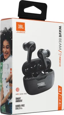 Immagine prodotto di Jbl Wave Beam Cuffie docking Bluetooth senza fili 5.2 Ip54 Ipx2 - Nero