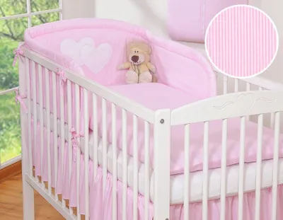 Immagine prodotto di set di biancheria da letto per neonati a 2 pezzi - set per lettino - cotone delicato sulla pelle