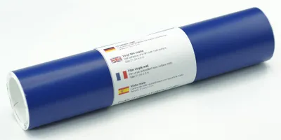 Produktbild von Kreativplotter Vinylfolie matt BLAU 21x300 cm