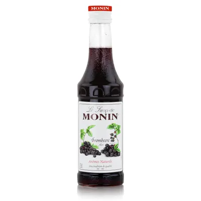 Produktbild von Monin Brombeere Sirup 250 ml - Für Cocktail und Kaffee (1er Pack)