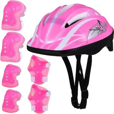 Produktbild von Famanu Kinderhelm mit verstellbaren Schutzausrüstungen - Schwarz