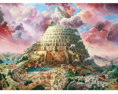 Produktbild von Castorland La Tour de Babel Puzzle – 3000 Pieces – Cardboard Jigsaw