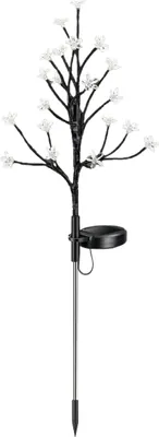 Produktbild von Solar Blumen Gartenlicht outdoor wasserdicht, LED Solar Dekoleuchte mit 2 Leuchtmodi, für Garten, Hof, Terrasse, Muttertags Geschenk