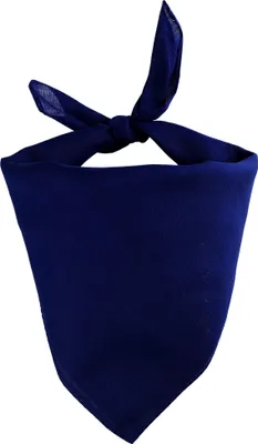 Produktbild von Bandana Tuch einfarbig blau-dunkelblau quadratisches Kopftuch