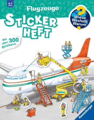 Produktbild von Wieso? Weshalb? Warum? Stickerheft - Flugzeuge