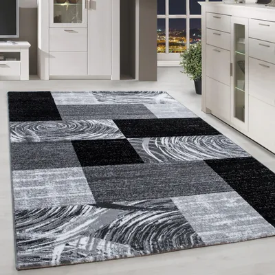Zdjęcie produktu dla Homebyhome Dywan do salonu – dywan o nowoczesnym, abstrakcyjnym wzorze, dywan z krótkim włosiem, miękki i łatwy w pielęgnacji, wymiary: 140 x 200 cm