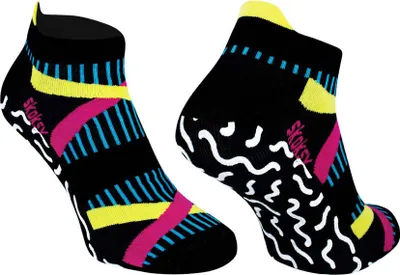 Produktbild von ZOOKSY - Rutschfest Yoga Socken aus Baumwolle (1 Paar) I Füßlinge für Damen und Herren I Ideal für Yoga, Pilates, Fitness I Stopper Tanzsocken I Stoppersocken Damen (D2)