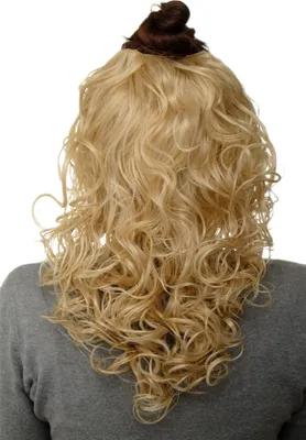 Produktbild von WIG ME UP Haarteil Halbperücke Goldblond Locken H9312-611