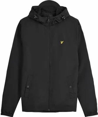 Produktbild von Lyle & Scott Herren Zip Through Kapuzenjacke, Schwarz L