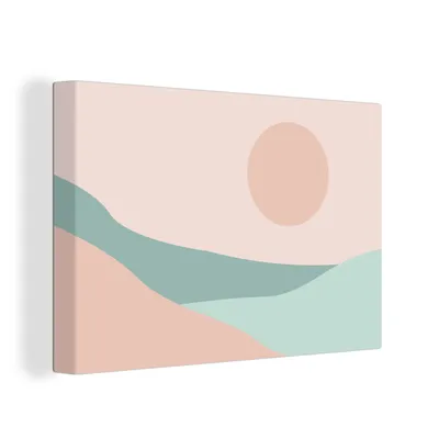 Obrázek produktu pro OneMillionCanvasses® Malba na plátně Nástěnná malba na plátně - Léto - Pláž - Moře - Slunce - 150x100cm
