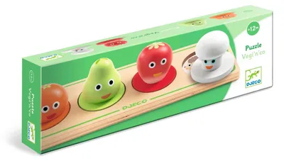 Produktbild von Holzpuzzle „Obst und Gemüse“, Djeco