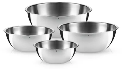 Obrázok produktu pre WMF sada kuchynských misiek 4-dielna Gourmet, sada misiek, okrúhla, nerezová oceľ, nerezová oceľ