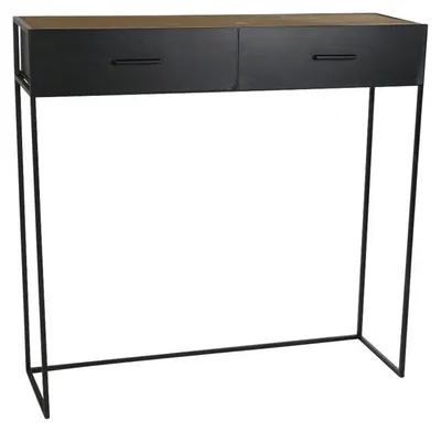 Productafbeelding van Pomax Essential Console, zwart, L 100 x B 30 x H 97 cm