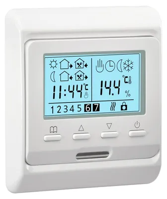 Digitaler Wochenprogramm-Thermostat, 230V, für Fußbodenheizung