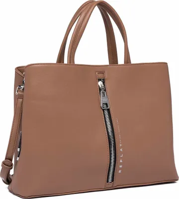 Produktbild von REPLAY Schultertasche Umhängetasche Shoulder Bag Dirty Pale Beige hellbraun