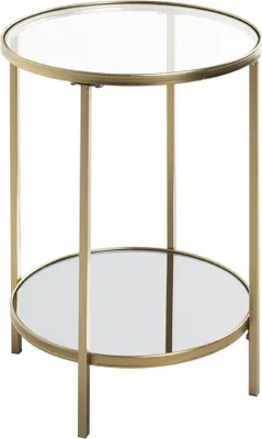 Produktbild von Beistelltisch >25232< in gold - 55x39 (HxD)