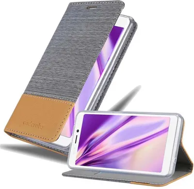 Image de Cadorabo Housse pour WIKO JERRY 3 Housse en gris pour téléphone portable Etui Book Case Cover