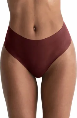 Produktbild von Silvia-Höschen für Damen, hohe Taille, nahtlos, Pflaumenviolett - Pflaumenviolett, L
