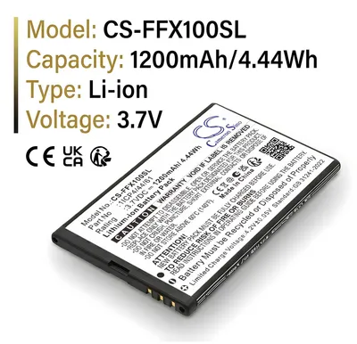 Produktbild von TECHTEK Akku Kompatibel mit [FAMOCO] FX110 Ersetzt 1ICP4/44/61