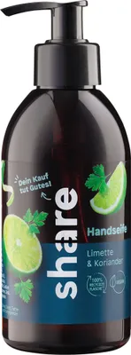 Produktbild von share Limette & Koriander Flüssigseife 0,25 l