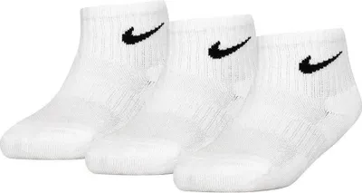 Produktbild von Nike Kids Rn0012 Quarter Kurze Socken 3 Paare Weiß EU 23 1/2-27 Weiß EU 23 1/2-27