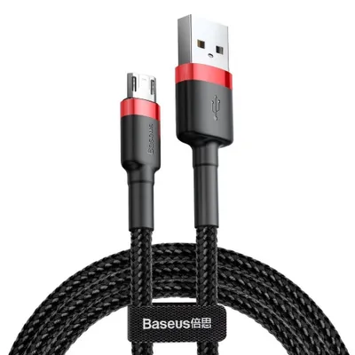 Obrázok produktu pre Baseus Kábel Cafule Micro USB 2,4A 1m (červeno-čierny)