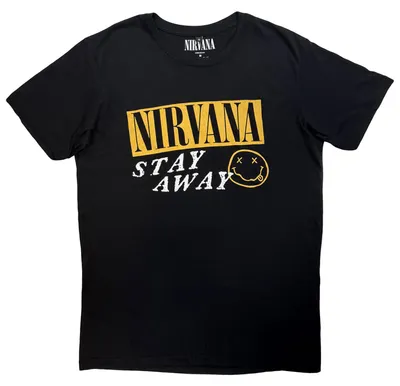 Image de Nirvana - T-shirt « Stay Away » pour homme/femme (unie) RO15714 (L) (noir)