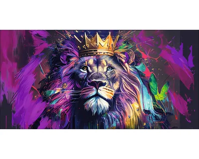 Produktbild von Leinwandbild Original Lion-King 180x90 cm