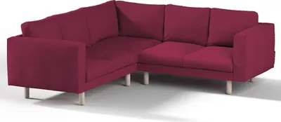 Produktbild von Dekoria Bezug für Norsborg 4-Sitzer Ecksofa, pflaume , Norsborg 4-Sitzer Ecksofabezug